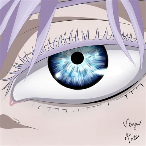 Gojou Satoru's eye | Anime eyes, Jujutsu, Eyes