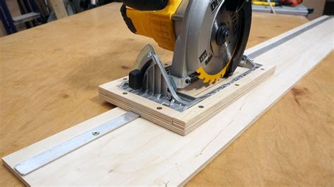 Homemade Track Saw - DIY Guide Rail for Circular Saw. - YouTube ...