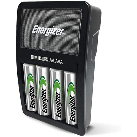 Energizer Rechargeable AA and AAA Battery Charger (Recharge Value) with ...