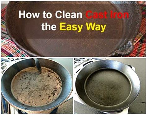 Cleaning Cast Iron the Easiest Way