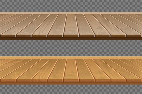 Realistic wooden floor set 1437885 Vector Art at Vecteezy