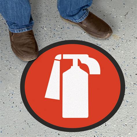 Fire Extinguisher Floor Signs - MySafetySign.com