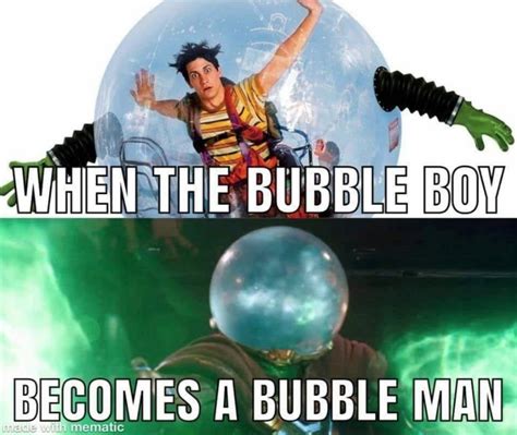 When the bubble boy becomes a bubble man | Bubble Boy | Know Your Meme