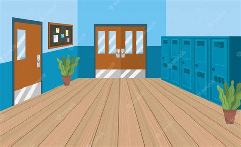 1,900+ School Hallway Illustrations, Royalty-Free Vector Graphics ...