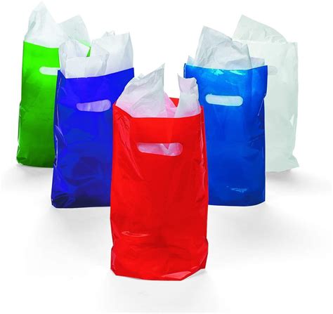 Assorted Colored Plastic Bags 50 pc - Walmart.com