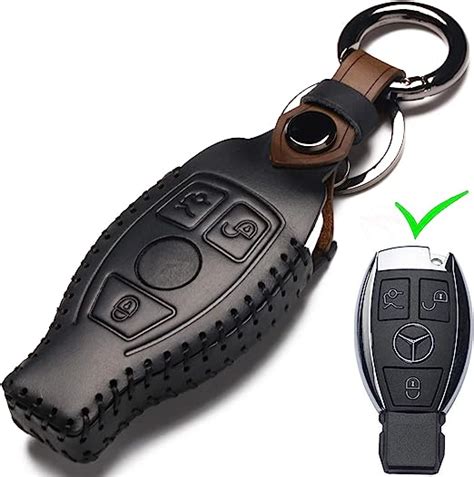 Leather Mercedes-Benz Key Fob Cover, Suit for Keyless: Amazon.co.uk ...