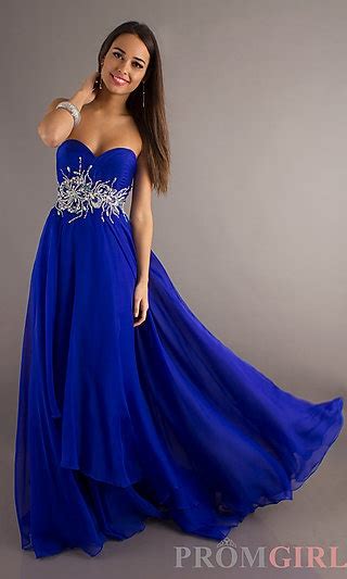 Sapphire Blue Bridesmaid Dress - Tinyteens Pics