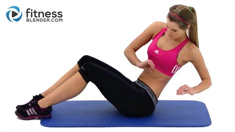 10 Min Abs Workout - At Home Abdominal and Oblique Exercises | Fitness ...