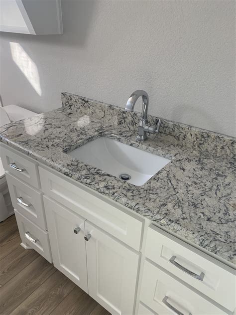 White Kitchen Cabinets With Gray Granite Countertops: A Perfect ...