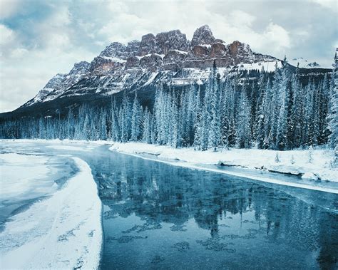 Winter in Banff National Park on Behance