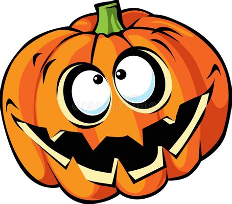 Scary Halloween Pumpkin Cartoon Royalty Free Stock Photo - Image: 34425475