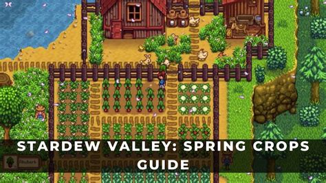 Stardew Valley: Spring Crops Guide - KeenGamer