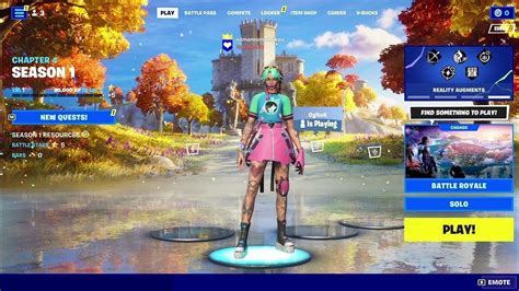 Fortnite: How to change lobby background in Chapter 4