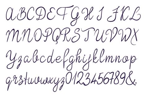 Cursive Cross Stitch Font Free Download - Cross Stitch Patterns