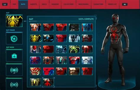 Marvel spider man ps4 spiderman suits - whitejuja