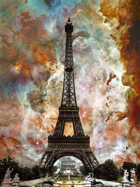 The Eiffel Tower - Paris France Art By Sharon Cummings Painting by ...