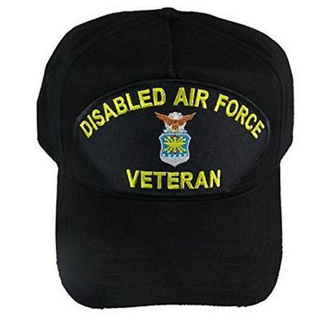 USAF DISABLED AIR FORCE VETERAN HAT CAP SERVICE AIRMAN WIA WOUNDED ...