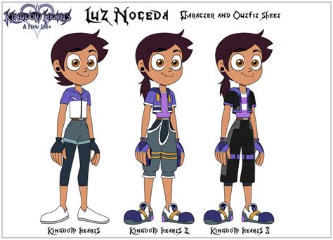 KH: A New Light - Luz Noceda Outfit Sheet by WumpaWebHead on DeviantArt