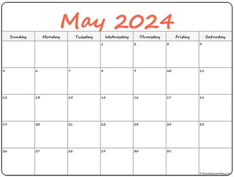 May 2024 May Printable Calendar Templates - Kori Shalna