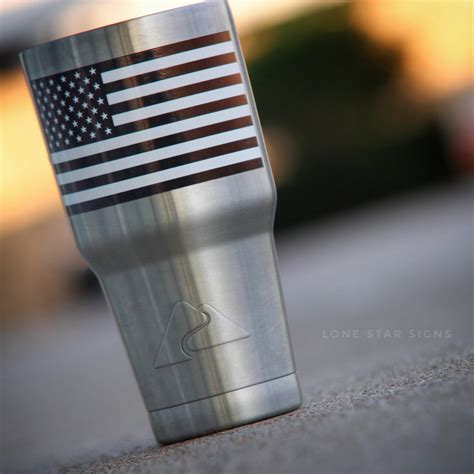 American Flag Black & White - Sticker