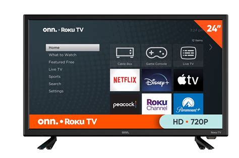 onn. 24” Class HD (720P) LED Roku Smart TV (100012590) - Walmart.com