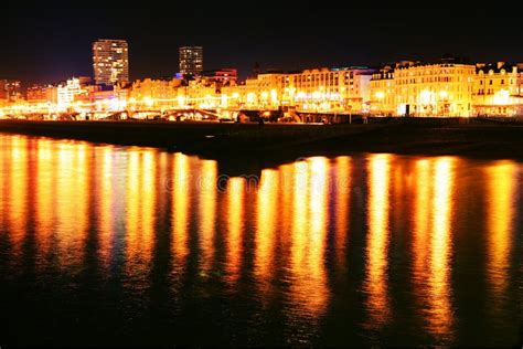 Brighton at night stock photo. Image of south, vacation - 4871882