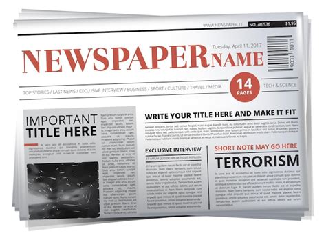 New york times newspaper Vectors & Illustrations for Free Download ...