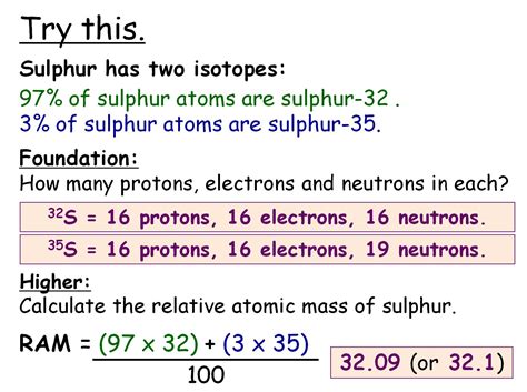 Isotopes What Are Isotopes Relative Atomic Mass | Images and Photos finder