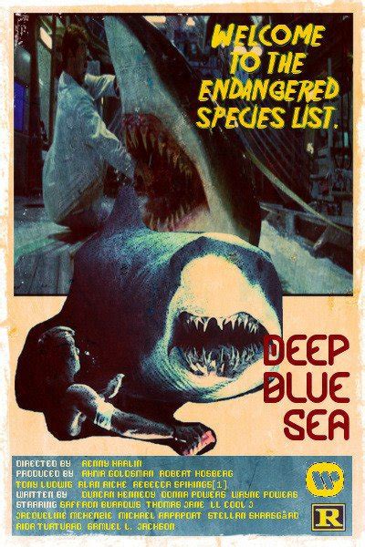 the deep blue sea movie posters🦈 | Horror Amino