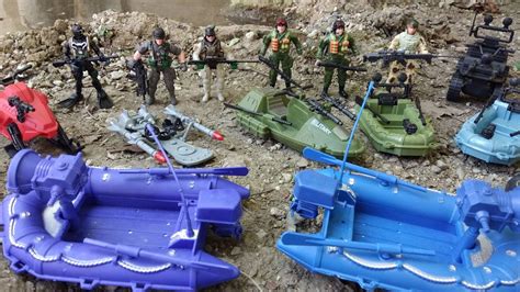 Military Toy Soldiers Naval Boats Plastic Army Men Toy Channel - YouTube