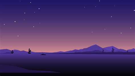 2560x1440 Desert Night Minimal 4k 1440P Resolution ,HD 4k Wallpapers ...