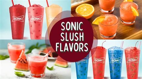 60+ Best Sonic Slush Flavors & Combinations in July 2024