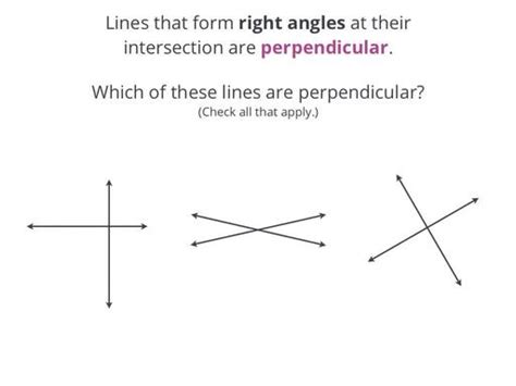 Perpendicular lines - Geometry - School Yourself