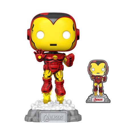 Buy Pop! Iron Man with Pin at Funko.