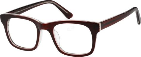 Red Square Glasses #366615 | Zenni Optical | Square glasses, Horn ...