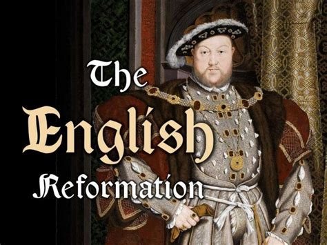 The English Reformation