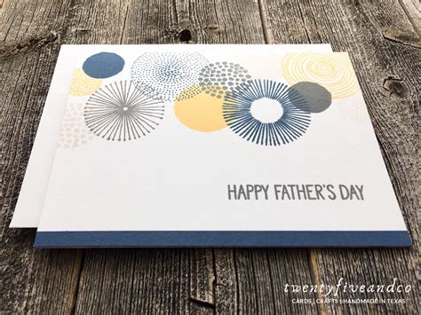 Set of 5 Handmade Father's Day Cards Happy Father's - Etsy