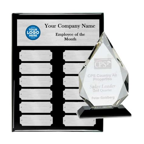 Employee of the Month Trophy Package - Gem Awards