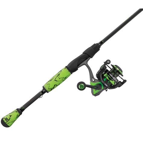 Lew's Mach 2 6'9" Med 1-Piece Fishing Rod/Spinning Reel Combo # ...