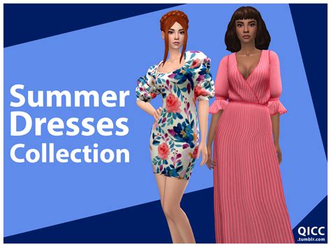 Quirky Introvert CC - Summer Dresses Collection A set of 8 summery CAS...