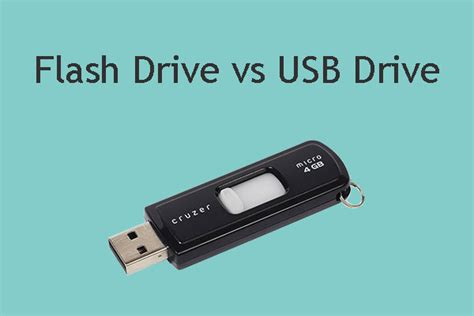 Flash Drive vs USB Drive: What's the Difference? - MiniTool Partition ...