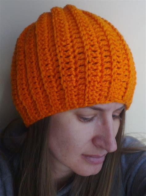 Easy Ribbed Hat Crochet Tutorial - Can be made into a slouch