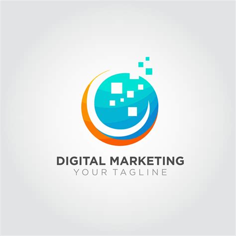 Digital Marketing logo design vector. Suitable for your business logo ...