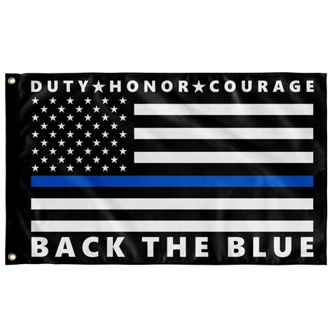 Back the Blue Flag - Version 2 – ThinBlueLineHeroes