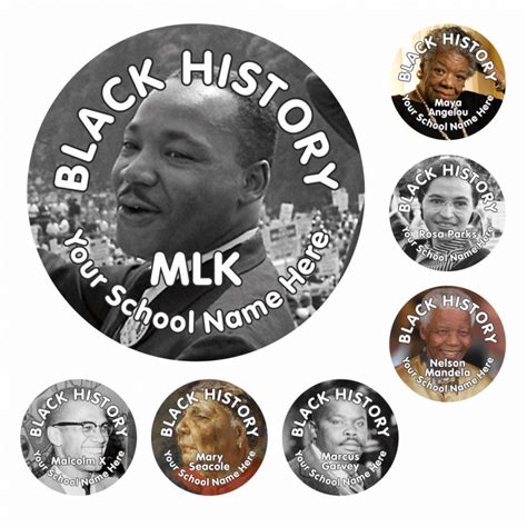 Black History Icons Stickers