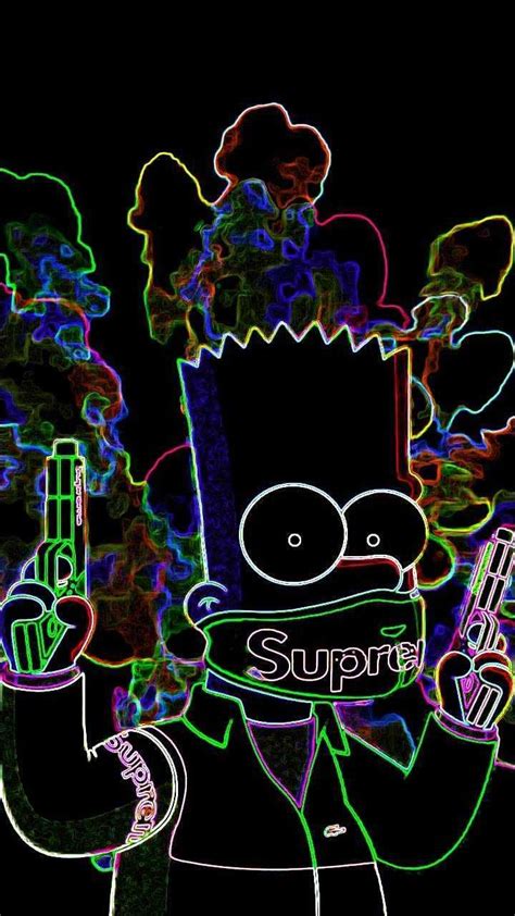 Bart Simpson Wallpaper Discover more Android, Background, Cartoon ...