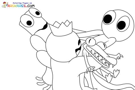 Rainbow Friends Coloring Pages