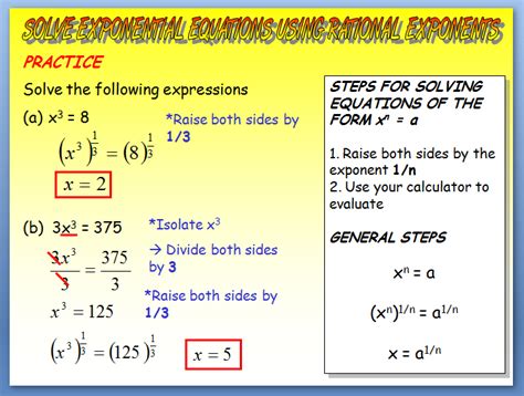 Solving Exponential Equations - Solving Exponential Equations Using ...