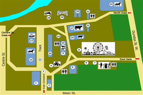 Fairgrounds and Google Map - Erin Agricultural Society - Erin, Ontario