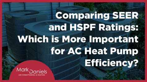 Comparing SEER and HSPF Ratings: Which is More Important for AC Heat ...